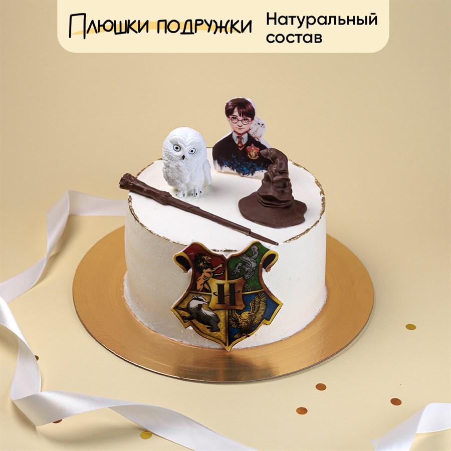 Торт на день рождения почта хогвардса 2 кг - фото 124341