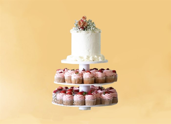 Свадебный торт Волшебство! 2,5 кг +16 капкейков - фото 12591
