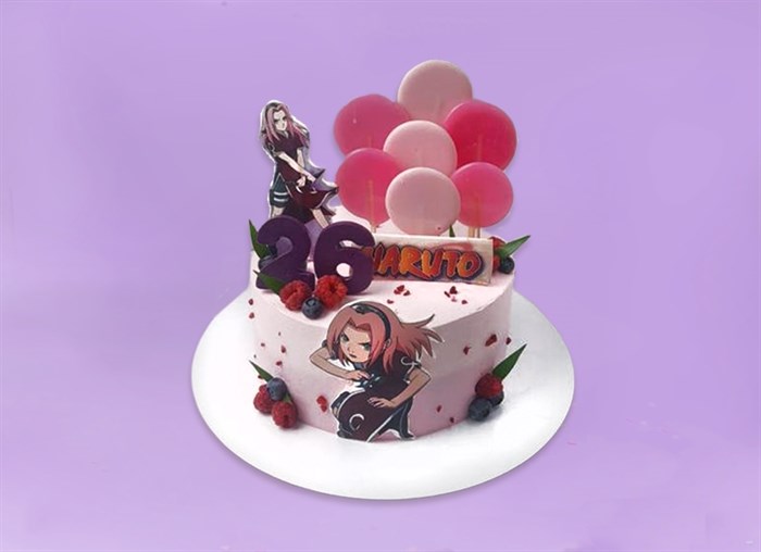 Торт Подарочный Аниме Наруто для девочек - фото 13225