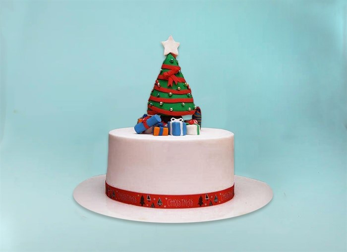 Торт корпоративный Новогодний №4, 3 кг - фото 14731