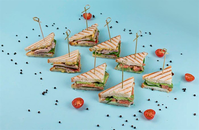 Сет сэндвичи-мини ветчина, лосось 8шт - фото 17067