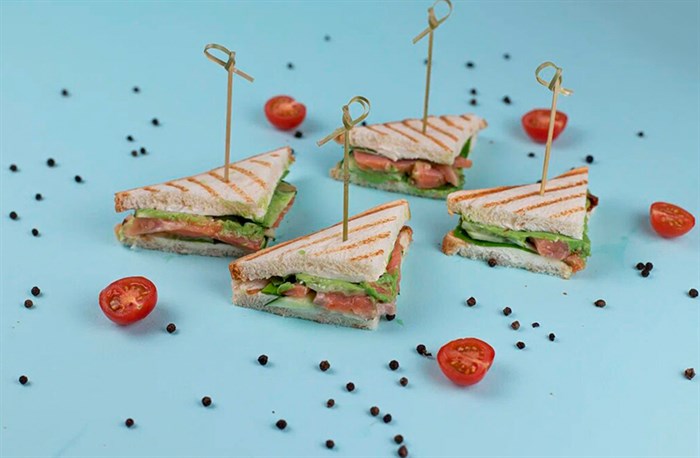 Набор сэндвич-мини с лососем 4шт - фото 17068