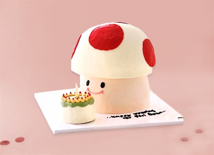 Торт Грибок с тортом 3D 2,5кг - фото 17197