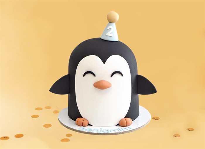 Торт Пингвин 3D 2,5кг - фото 17210