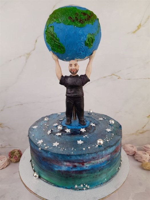 Торт Земля круглая - фото 7183