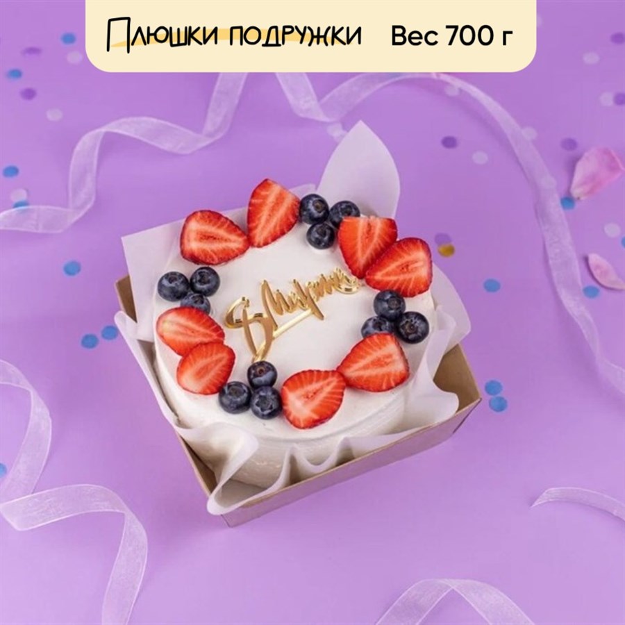 Бенто-торт 8 марта с ягодами - фото 73653