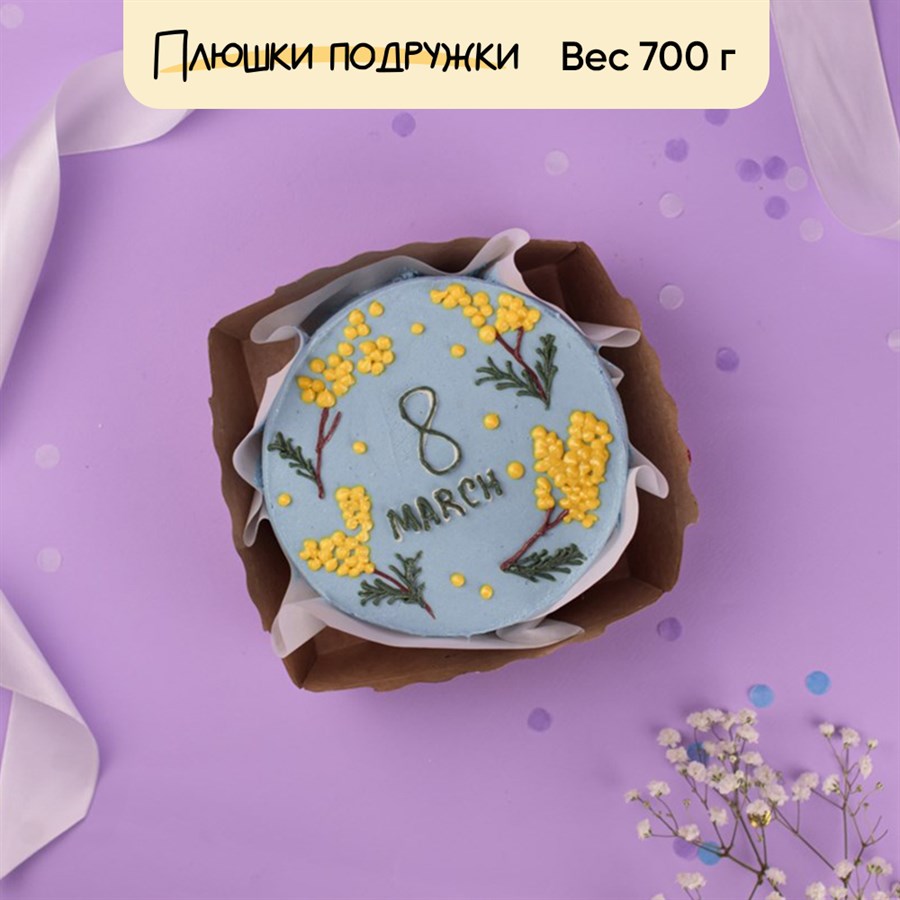 Бенто-торт на 8 марта Мамина мимоза - фото 73697