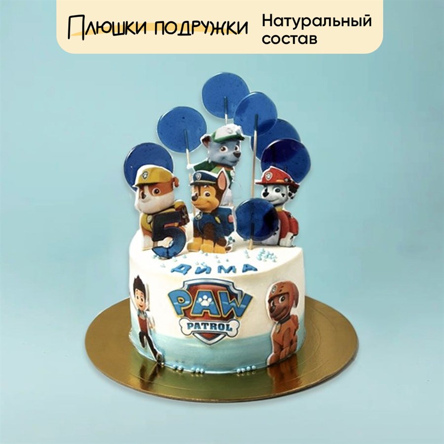 Торт подарочный Щенячий патруль для мальчика - фото 73761