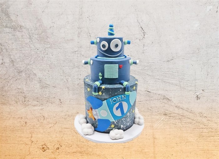 Торт подарочный Робот - фото 7400