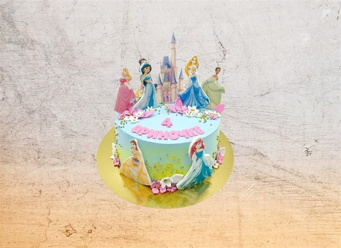 Торт Подарочный Принцессы Дисней - фото 7452
