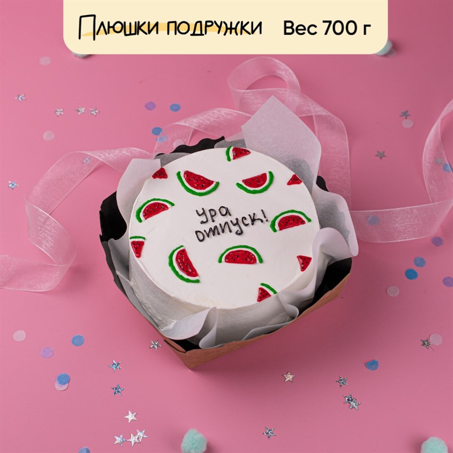 Бенто-торт Ура Отпуск! - фото 77196