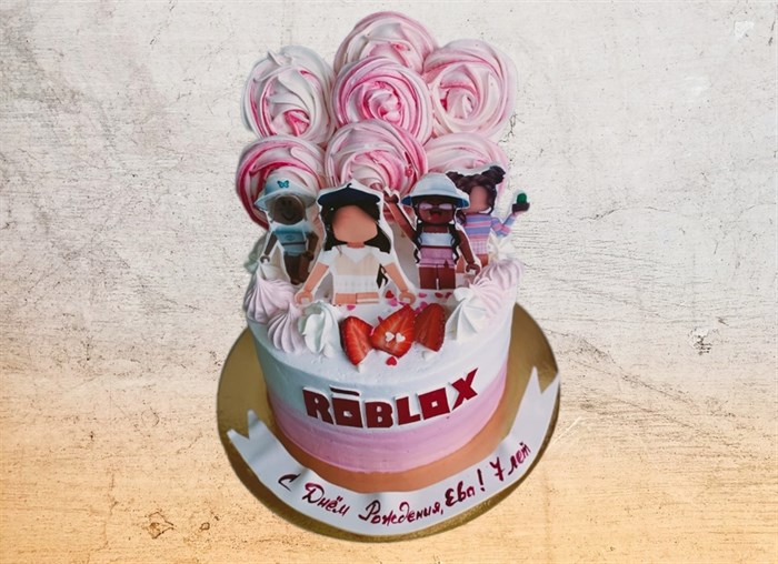Торт подарочный Роблокс - фото 7891