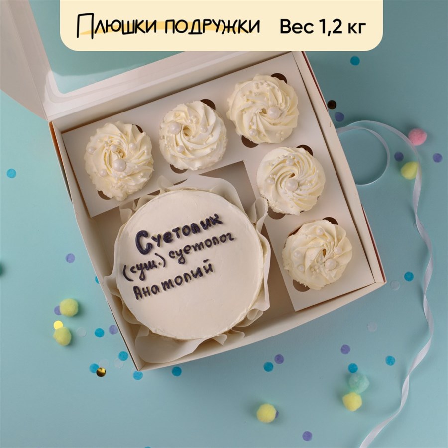 Бенто-торт и капкейки приколы с именем Толя - фото 79820
