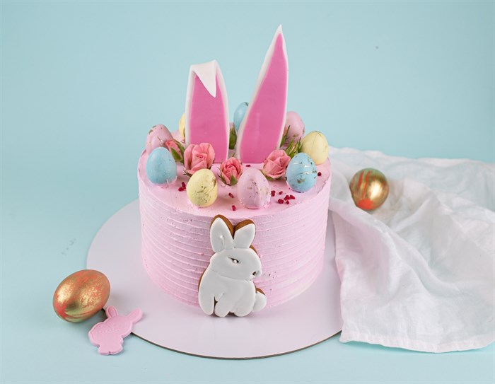 Торт подарочный Розовый кролик - фото 8136