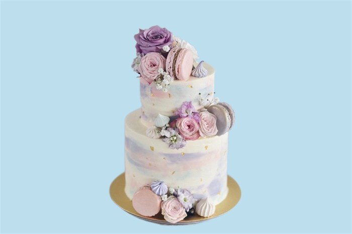 Свадебный торт Изящные формы - фото 8208