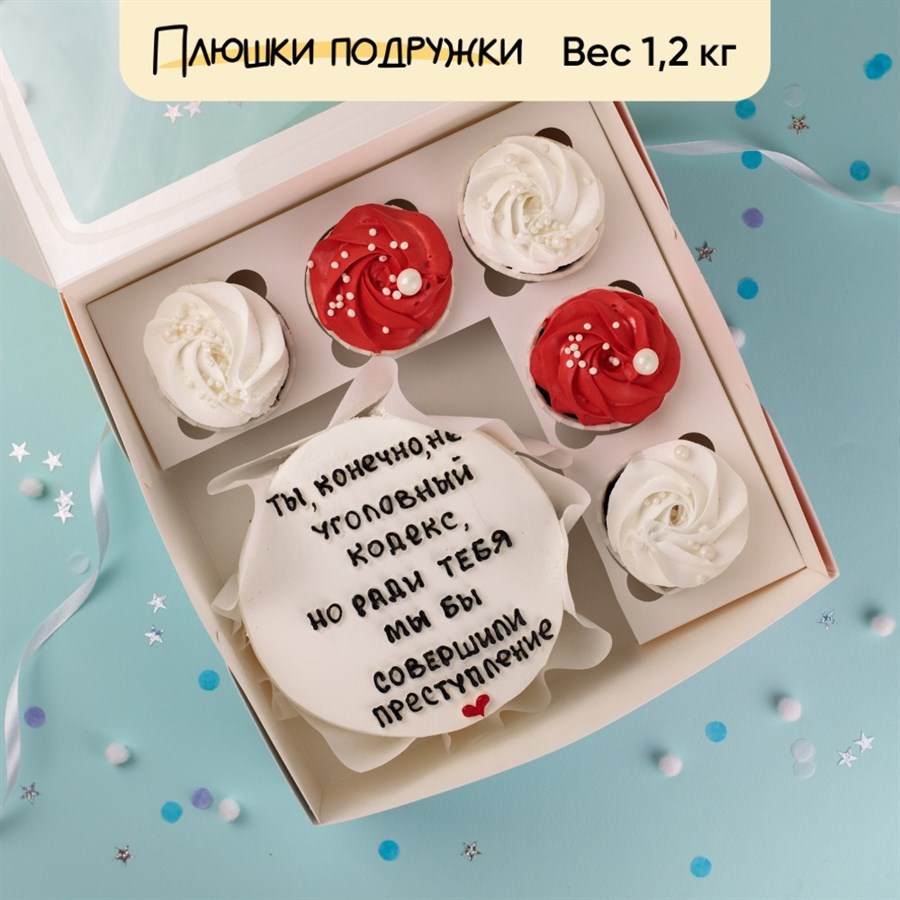 Бенто-торт и капкейки с приколом Уголовный кодекс - фото 85811