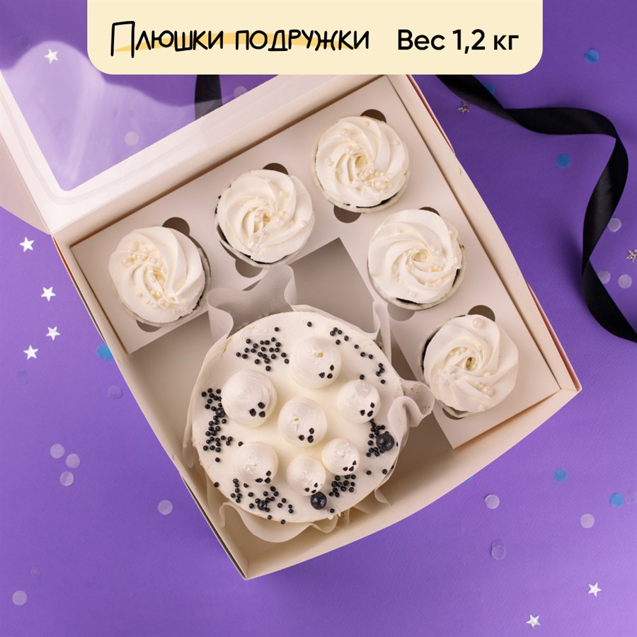 Бенто-торт и капкейки на хеллоуин Парад привидений - фото 85844