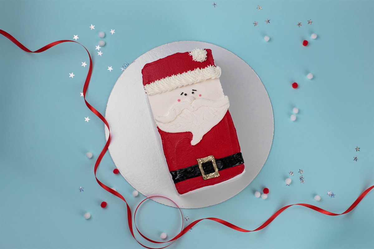 Торт на новый год "Портрет Деда Мороза" - фото 86760