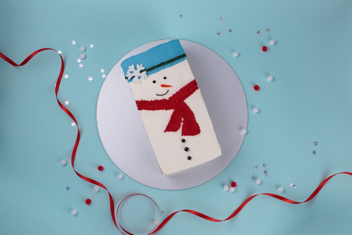 Торт на новый год "Снеговичок-Чародей" - фото 86762