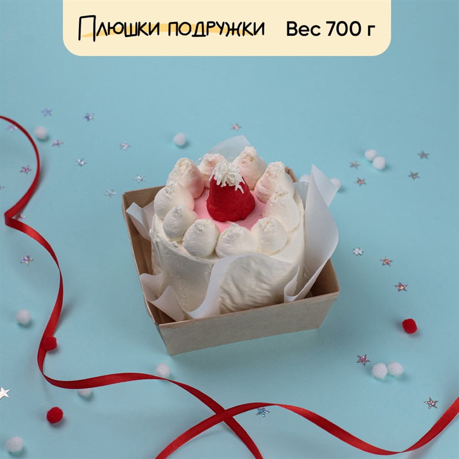 Бенто-торт Ёлочки из облаков - фото 86836