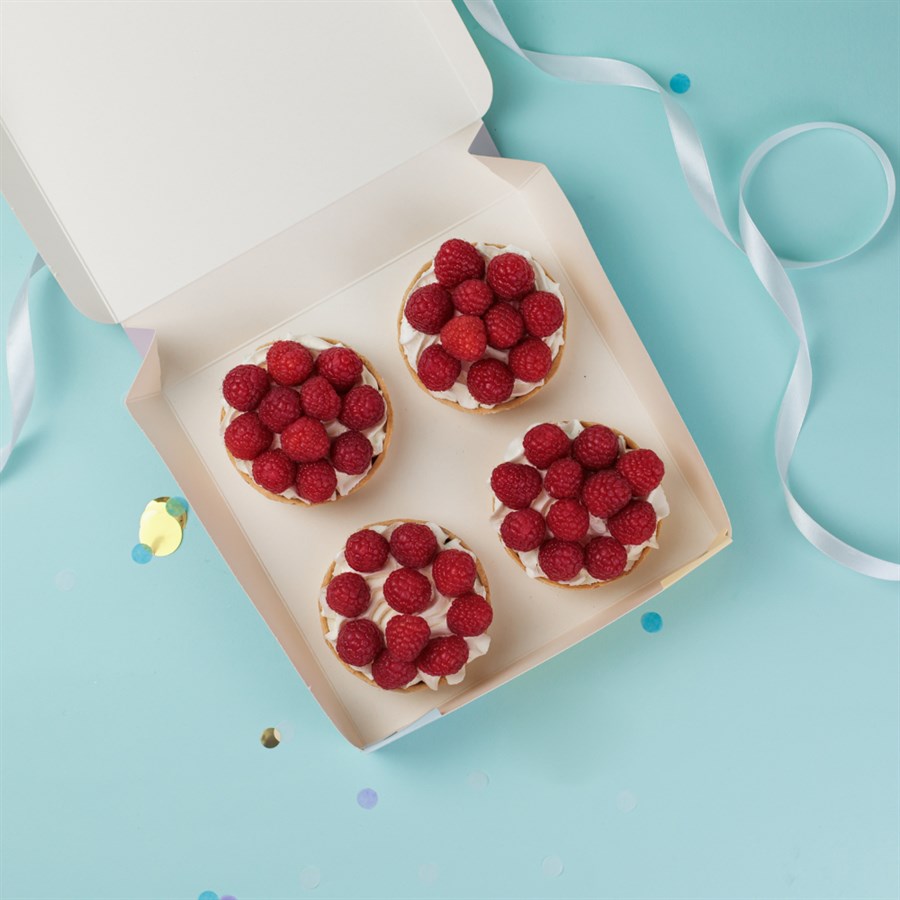 Тарталетки с малиной, 4шт - фото 86844