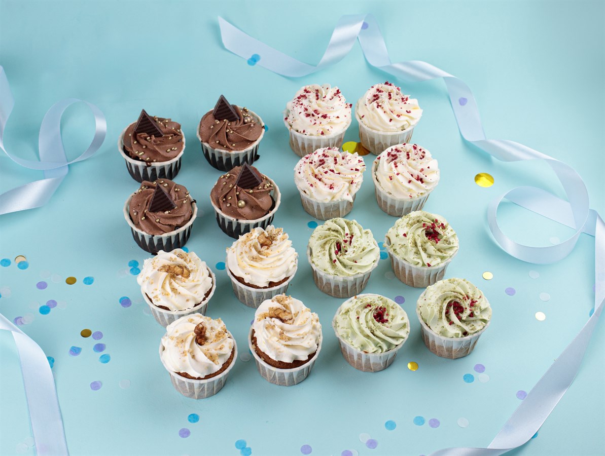 Капкейки  в ассортименте 16шт - фото 95306