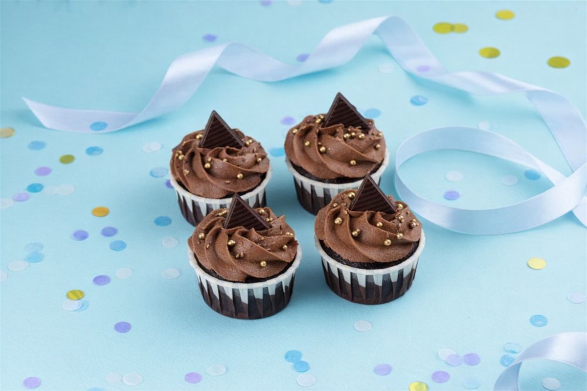 Набор капкейков шоколад, 4 шт - фото 95309