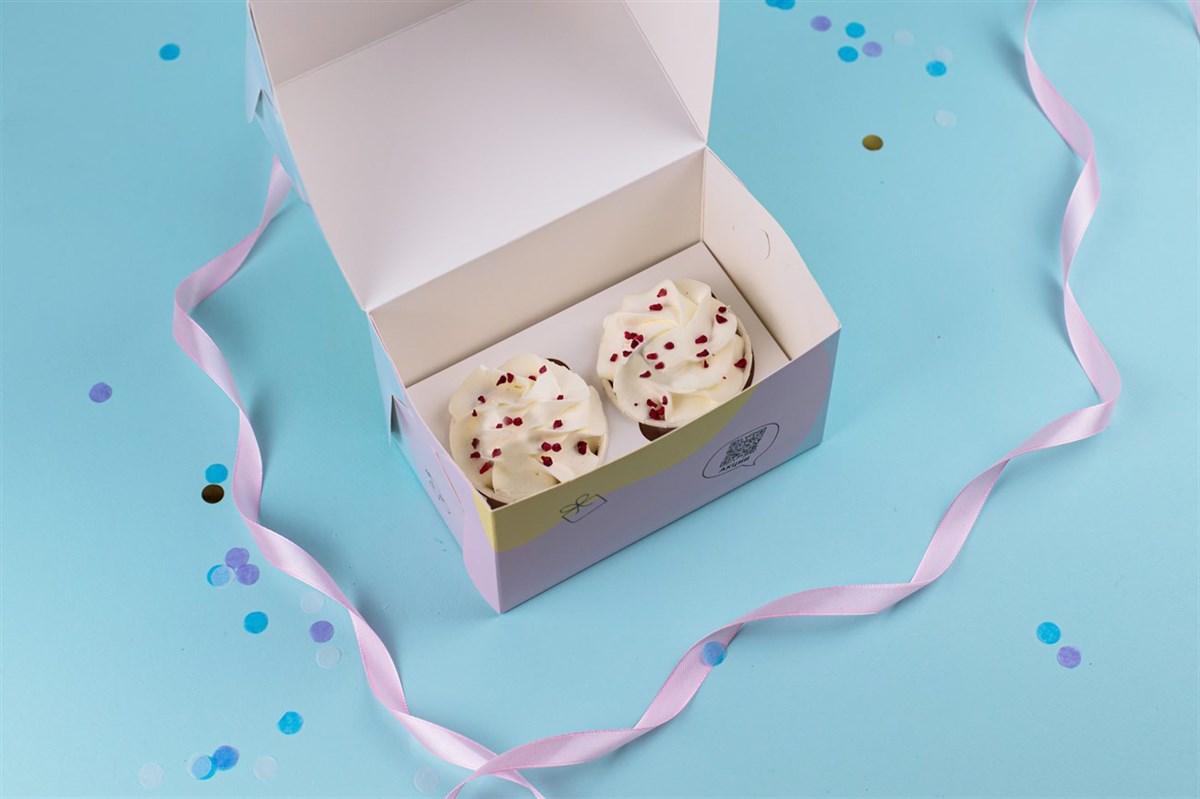 Капкейки малиновые - фото 95317