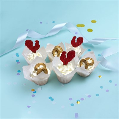 Капкейки Петушок 6 шт