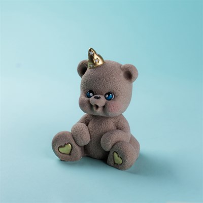 Фигурка шоколадная для торта большая Мишка в колпачке
