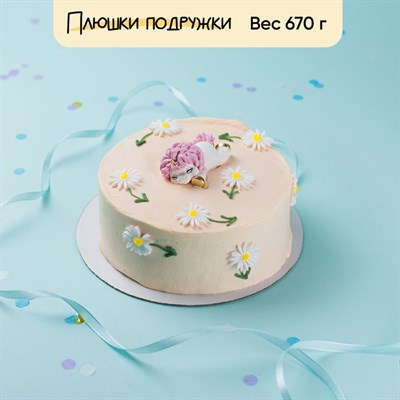 Бенто-торт единорожка на поляне