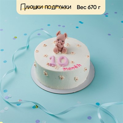 Бенто-торт с зайчиком и ромашками