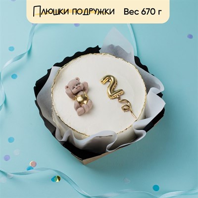 Бенто-торт с мишкой на спине