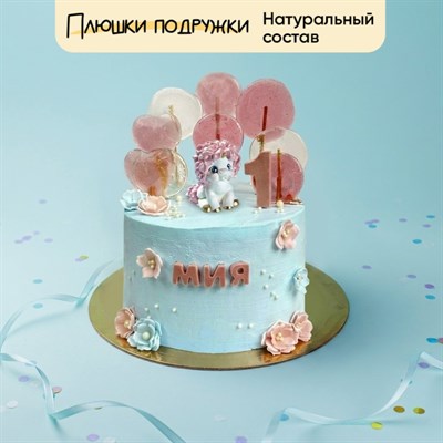 Торт подарочный Единорожка радужная