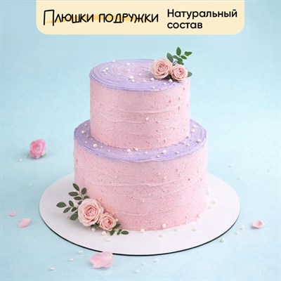 Торт свадебный двухъярусный Нежное утро 5кг