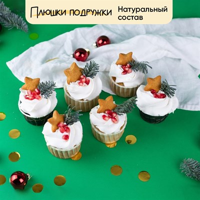 новогодние капкейки