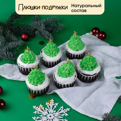 новогодние капкейки