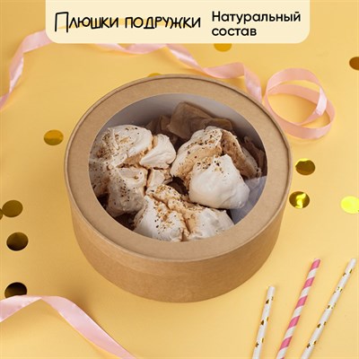 Жареное безе в подарочной коробке 3шт