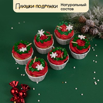 новогодние капкейки