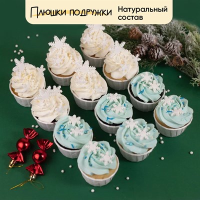 новогодние капкейки