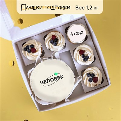 Бенто-торт и капкейки Человек года!