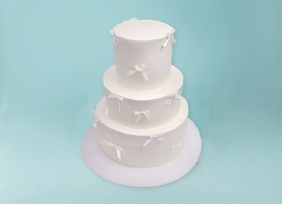 Свадебный торт с бантиками 10кг
