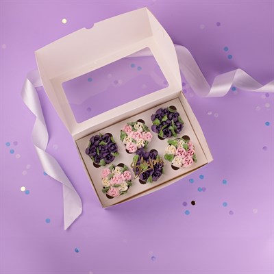 Капкейки Тюльпаны 6шт