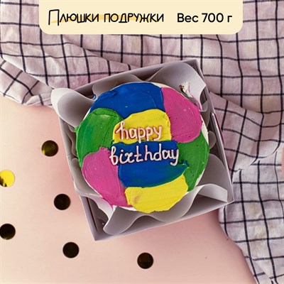 Бенто-торт на день рождения Happy birthday Акварель Бенто-торт на день рождения Happy birthday Акварель