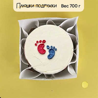 Бенто-торт Гендерный отпечатки ножек Бенто-торт Гендерный отпечатки ножек