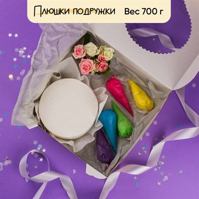 Бенто-торт "Сделай сам" с живыми цветами Бенто-торт "Сделай сам" с живыми цветами