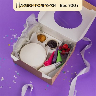 Бенто-торт и капкейки Сделай сам с ягодами Бенто-торт и капкейки Сделай сам с ягодами