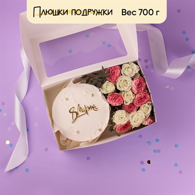 Бенто-торт Безупречная красота с розами Бенто-торт Безупречная красота с розами
