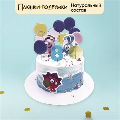 Торт подарочный Смешарики в космосе Торт подарочный Смешарики в космосе