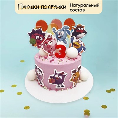 Торт подарочный Смешарики радуга Торт подарочный Смешарики радуга